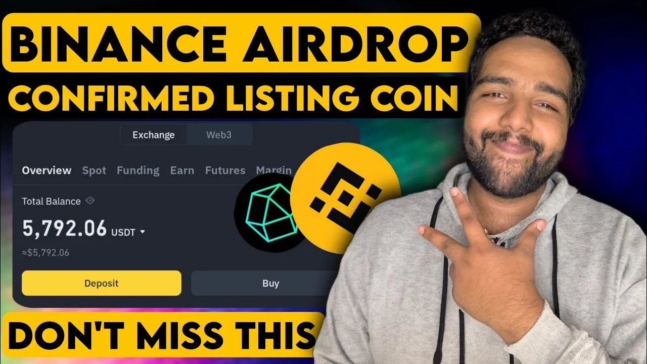 Novo Airdrop De Criptomoeda Na BINANCE 100 VERIFICADO Listagem De