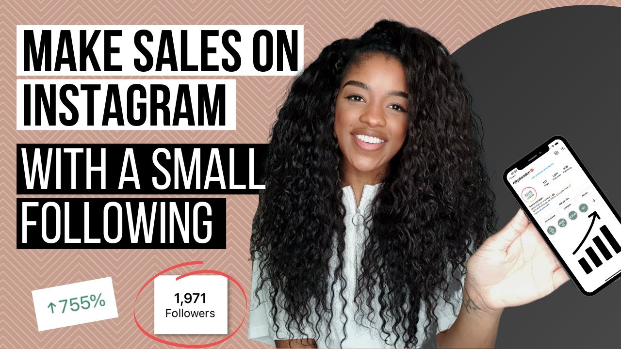 Make sales on Instagram with a small following | Instagram for business | TIPS WHICH ACTUALLY WORK