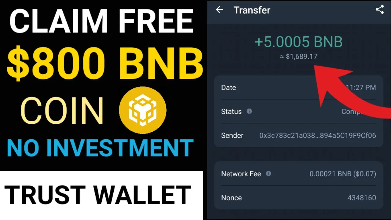 How To Claim Free Bnb Coin On Trust Wallet Instantly