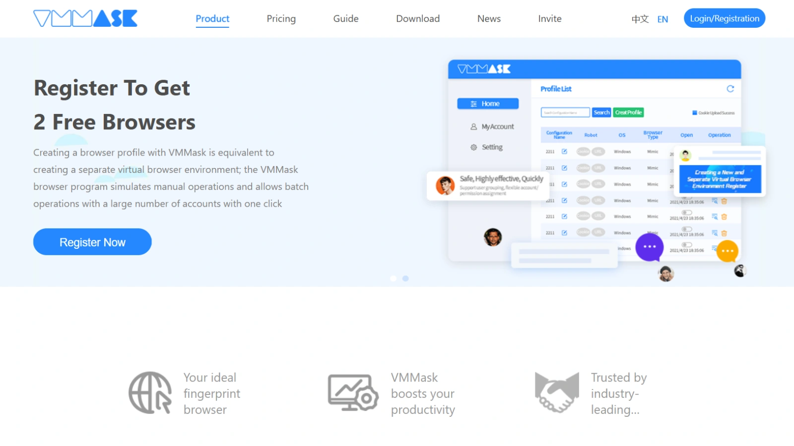 DICloak - Giải pháp thay thế tốt nhất cho VMMask Browser
