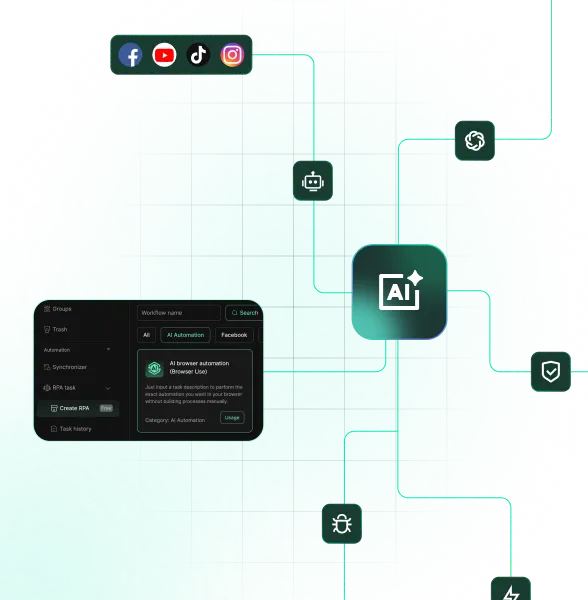 AI驱动：自动化抓取与页面浏览
